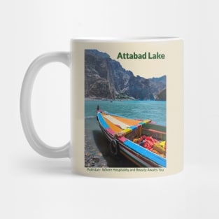 Attabad Lake in Pakistan where hospitality and beauty awaits you Pakistani culture , Pakistan tourism Mug